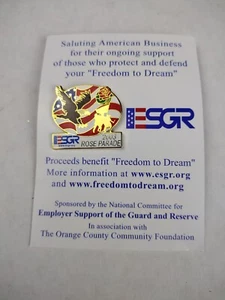 Vtg 2003 Rose Parade Pin ESGR ~1"x1" - Picture 1 of 7