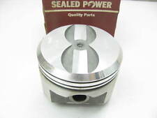 .030/" Chevy 350 Small Block Flat Top 4 Relief Pistons+Rings Combo Kit 1967-90