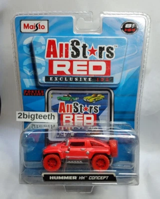 Maisto All Stars RED Target Exclusivo HUMMER HX CONCEPT - CHASE edición limitada Foto 1 de 4