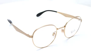 Ray-Ban RB6343 2860 Gold Round Oval Mens Eyeglasses 47mm - Picture 1 of 6