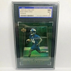 2000 UD Encore Chris Cole Rookie Card #232 Denver Broncos Graded SGC 9 - Picture 1 of 3