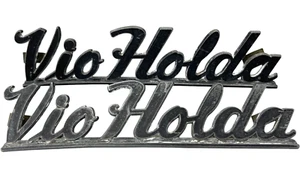 1960's Vio Holda emblems / badges pair original **RARE** - Picture 1 of 5
