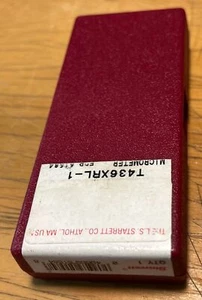 STARRETT NO. 436 MICROMETER CALIPER TOOL  W/CASE NICE WORKS 0-1" - Picture 1 of 2