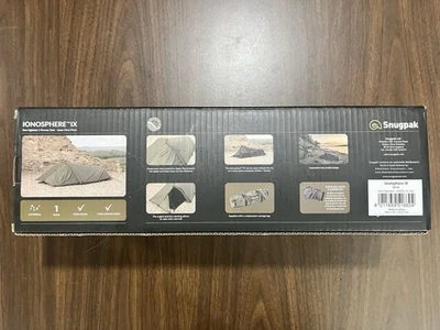 全新 Snugpak Ionosphere IX 1 人帐篷 橄榄绿色 野营 徒步狩猎 — 第 1/4 张图片