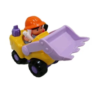 Mattel 2002 B0135 Fisher Price Little People Frontlader mit Mädchen Arbeiterin - Bild 1 von 14