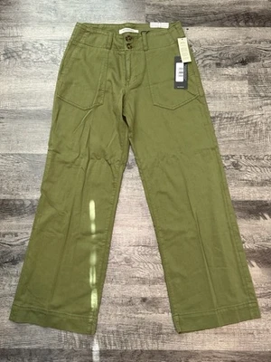 LF MARKEY Pantalones Mujer 4 EE. UU. Clásico Pantalones Pantalón Verde Oliva Informal Damas ve Foto 1 de 4