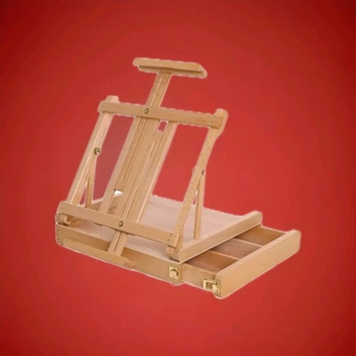 Winsor & Newton Arun Table Easel Beechwood Portable Travel Studio Sketch Desktop - Image 1 of 4