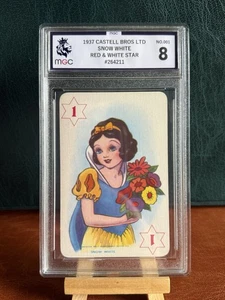 PRE WAR 1937 ORIGINAL WALT DISNEY 'S SNOW WHITE #1 CARD CASTELL BROS (TC2B3) - Picture 1 of 2