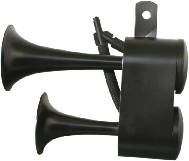 Rivco Air Horn Black for Harley Davidson Motorcycles - Image 1 of 1