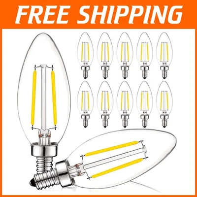 Long-Lasting Dimmable Vintage LED Bulbs - 4W, 10,000 Hours of Soft White Light - Image 1 of 4