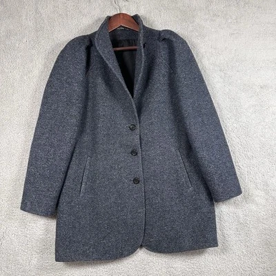 Abrigo de lana de colección escena internacional para mujer 11/12 chaqueta azul academia carrera Foto 1 de 4