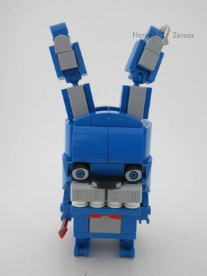 Five Nights at Freddy's FNAF Building Set TOY BONNIE Brick Head Figure & Guitar - Image 1 of 4