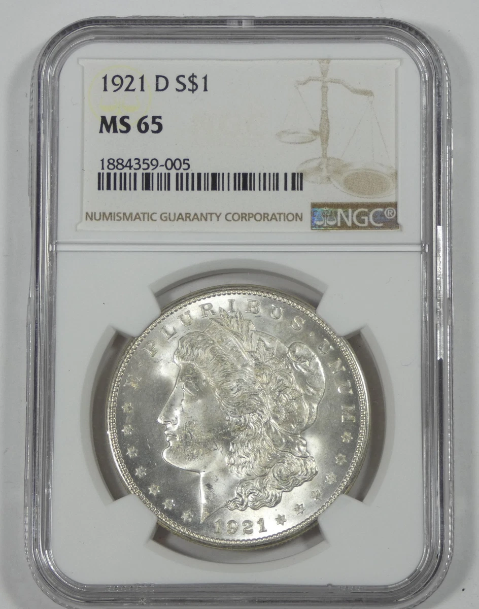 1921 Morgan Silver MS 65 モルガンダラー銀貨 038 1921 Morgan Silver MS 65 モルガンダラー銀貨 038