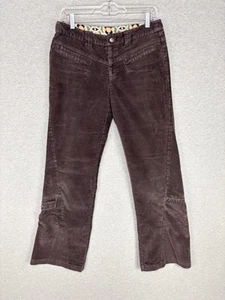 Athleta Dipper Pants Women’s 6 Low Rise Burgundy-purple Cargo Travel Corduroy - Picture 1 of 13