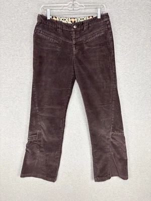 Athleta Dipper Pants Women’s 6 Low Rise Burgundy-purple Cargo Travel Corduroy - Image 1 of 4