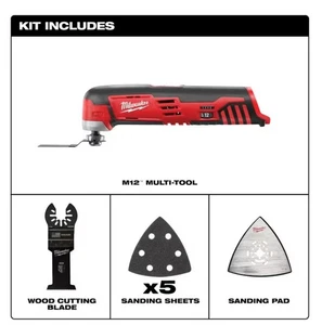 Milwaukee M12 Oscillating Multi-Tool 2426-20 with Attachments  **NEW** - Picture 1 of 5