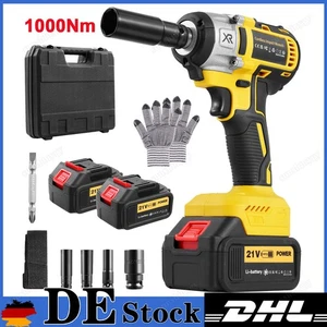 Destornillador de impacto a batería nuevo destornillador a batería 1000Nm 21V destornillador para Makita 3/6,0Ah  - Imagen 1 de 14