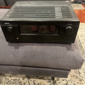 Denon AVR-591 AV Surround Receiver Black 5.1 Channel HDMI Home Theater Tested - Picture 1 of 7