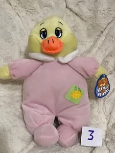 Ente Osterei Plüsch 2002 von King Plüsch Neu mit Etikett 14 Zoll - Bild 1 von 9