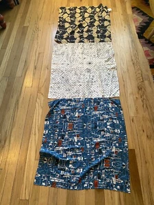 FAB La Prestic Ouiston Shawl Scarf Large Perforated Silk Dancers Map - Picture 1 of 13