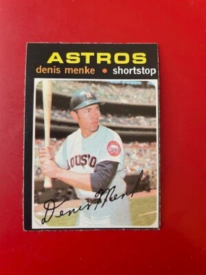 1971 O-Pee-Chee baseball OPC #130 Denis Menke - Houston Astros - Image 1 of 2