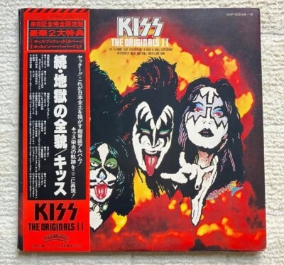 KISS -The Originals 2- VIP5504 JAPAN VINYL w/Obi,4 Paper mask not included used Foto 1 de 4
