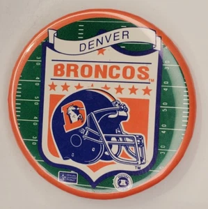 Vintage Wincraft Denver Broncos Official NFL 3.5” Pinback Button - Picture 1 of 4