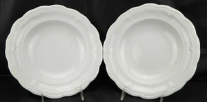 NWT Williams Sonoma Set Of 2 Pillivuyt Queen Anne Rimmed Soup Pasta Bowls
