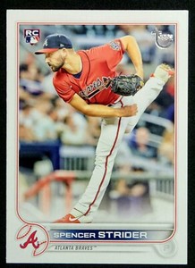 Spencer Strider RC 2022 Topps Series 2 #509 Vintage Stock /99 Braves Rookie Card