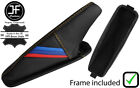 Yellow Stitch Tri Stripe Leather Handbrake+Plastic Frame Fits Bmw E63 E64 04-11