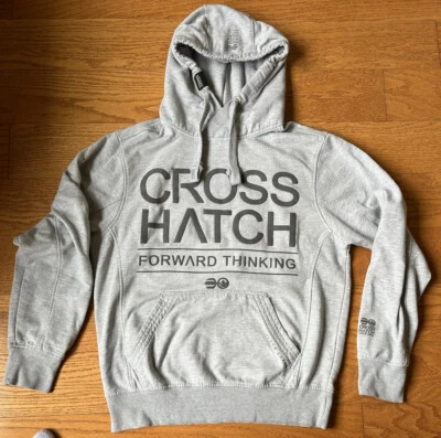 Cross Hatch Forward Thinking Adulto Talla Grande Negro Etiqueta Gris Sudadera Talla L Foto 1 de 4