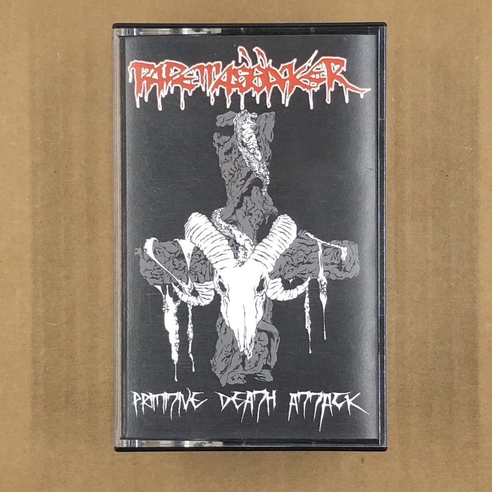 RADEMASSAKER Cassette Tape PRIMITIVE DEATH ATTACK Death Metal OBITUARY COVER - Image 1 of 4