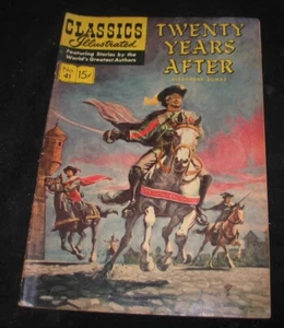 1947 Classics Illustrated #41 TWENTY YEARS AFTER (G-VG) - Picture 1 of 2