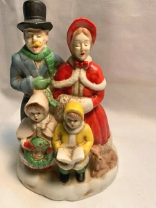 Vintage Music Box Christmas Carolers Hark The Herald Angels Sing! - Picture 1 of 5