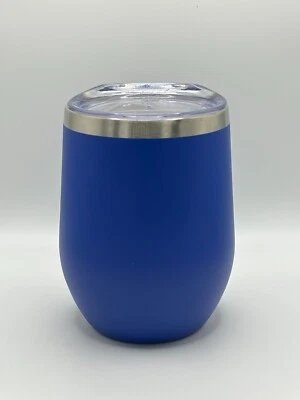 Винный стакан из нержавеющей стали с крышкой, изолированный стакан - Изображение 1 из 4