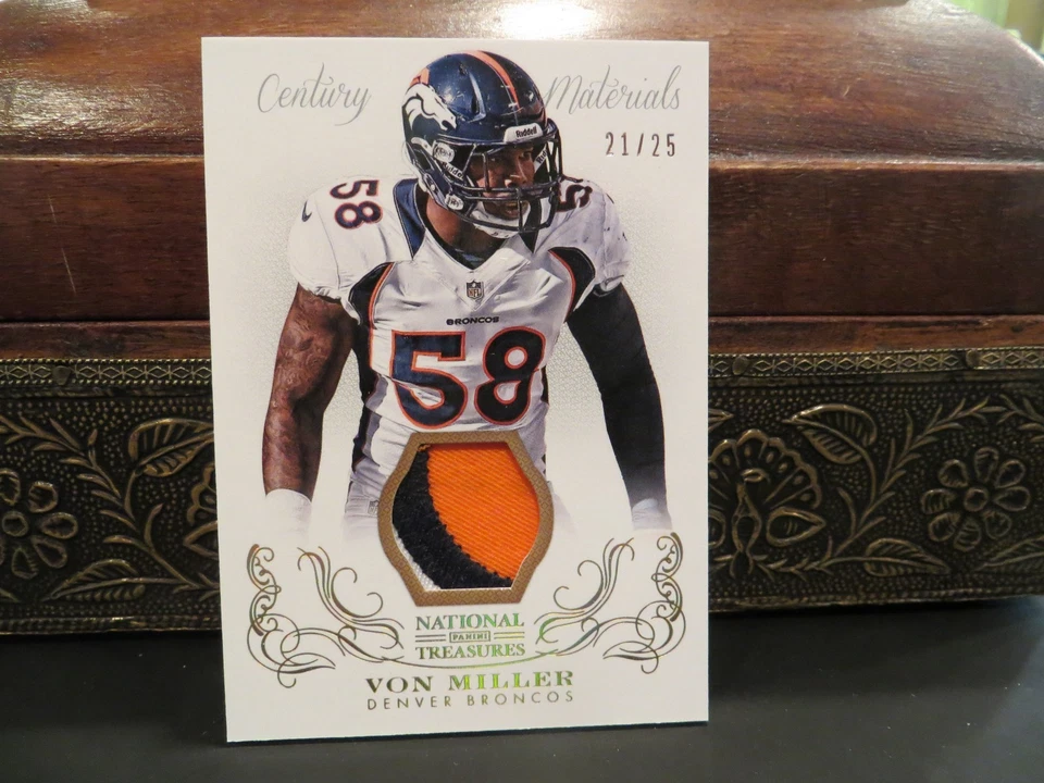 National Treasures Century Materials Prime Jersey Broncos Von Miller 21/25  2013 - Image 1 of 4