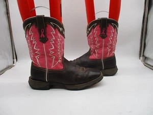 Botas vaqueras de cuero Durango concienciación sobre el cáncer de mama RD3557 para mujer talla 10 M - Imagen 1 de 10