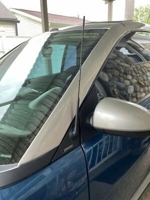 Mastro de antena 16" polegadas preto Power Rod rádio AM/FM para SMART FORTWO 2008-2015 novo - Imagem 1 de 4