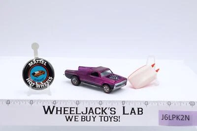 Seasider Rosa Magenta 1970 Redline Hot Wheels Mattel Vintage RL con Barco Naranja Foto 1 de 4