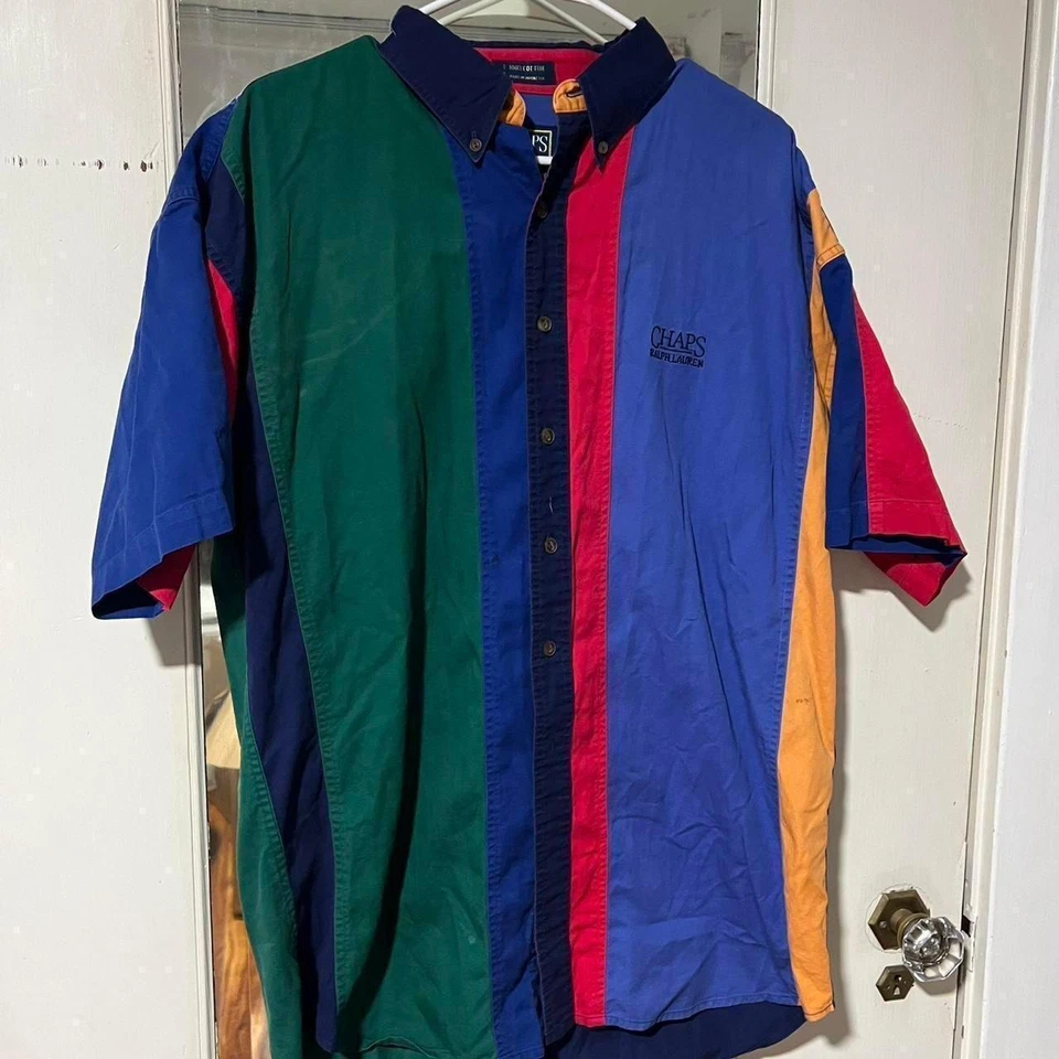 Camisa multicolor Chaps Ralph Lauren abotonada Foto 1 de 3