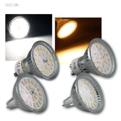 Leuchtmittel GU10/MR16, SMD LED 120° warm/neutral Birne Strahler Lampe Reflektor - Bild 1 von 4