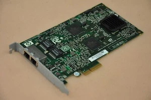 HP NC380T PCI-E Dual Port Broadcom Gigabit Network Card 394795-B21 374443-001 - Bild 1 von 2
