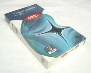 Videokassette E-180, 3 Stunden, VHS Pal Secam nagelneu, noch versiegelt! - Bild 1 von 3