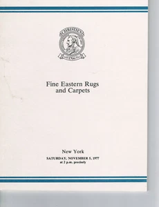 Christie's Fine Eastern Rugs & Carpets - Nov 5 1977 - Picture 1 of 1