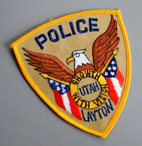 Layton Utah Police Patch ++ Mint Davis County UT - Picture 1 of 1