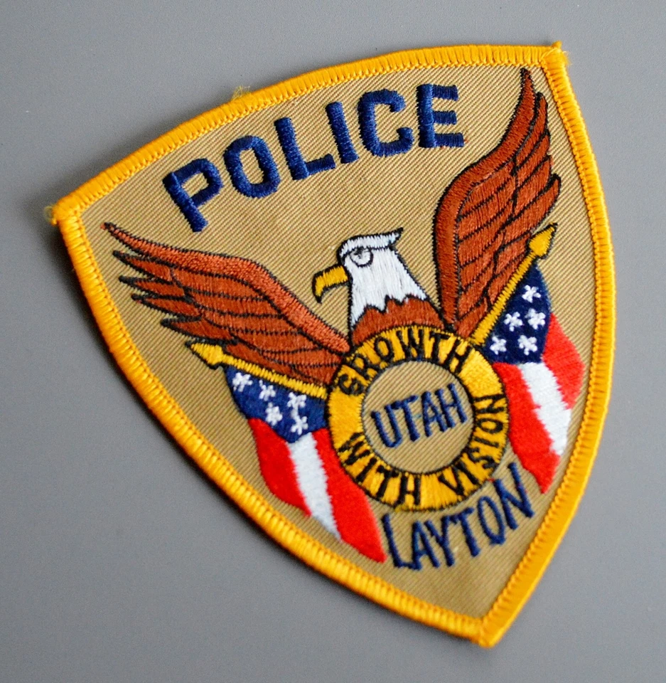 Layton Utah Police Patch ++ Mint Davis County UT - Image 1 of 1