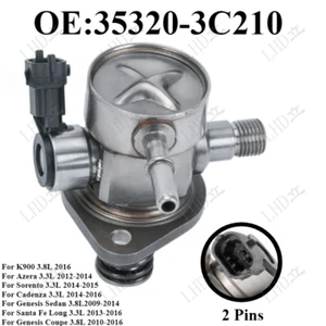 High Pressure Fuel Pump 35320-3C210 For Genesis 3.8L 09-14 SantaFe 3.3L 13-16 - Picture 1 of 5