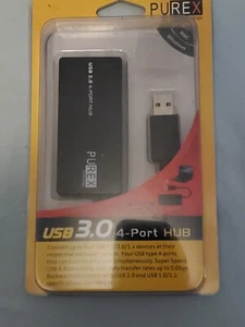 Hub USB 3.0 4 porte - tecnologia Purex - modello # PUSB-SSA8 - nuovo - Foto 1 di 1