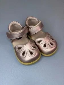 Scarpe basse Livie e Luca bambina 4 oro rosa metallizzato mary jane - Foto 1 di 5
