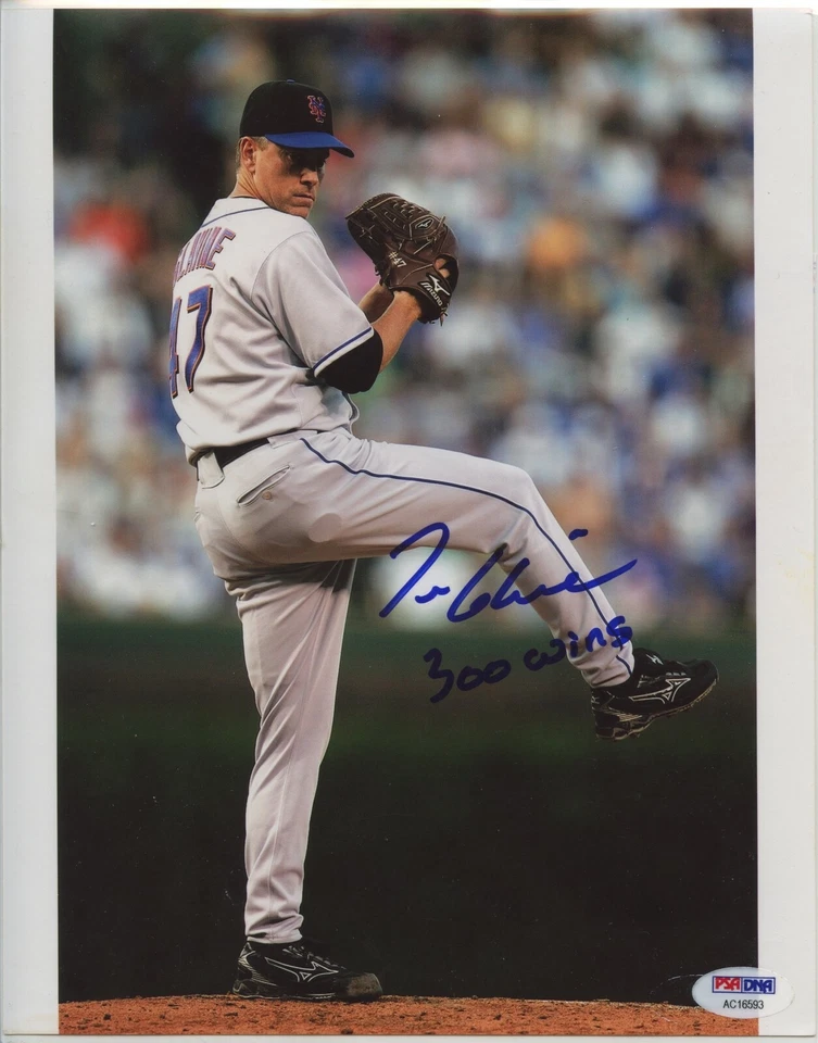 TOM GLAVINE 8x10 Photo Signed Autographed Auto PSA DNA Braves - Image 1 of 1